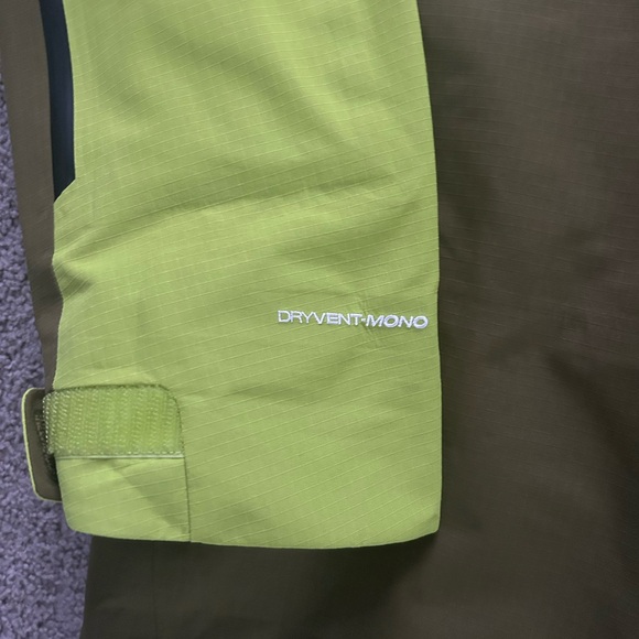 The North Face Ceptor Jacket Mens L Dryvent Ski Snowboard Grass/Olive Green‎ - Picture 6 of 10